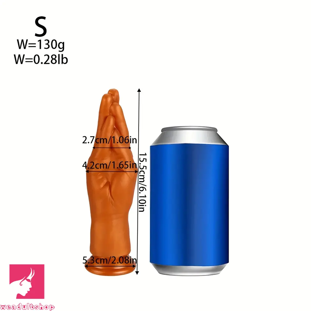 6.1in 8.46in 11.02in Realistic Arm Palm Shaped Dildo Silicone Fist Anal Dildo