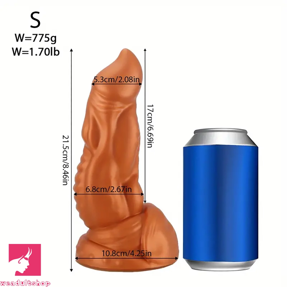 8.46in 9.64in 10.62in Thick Big Silicone Anal Plug Dildo Smooth Entry Cock