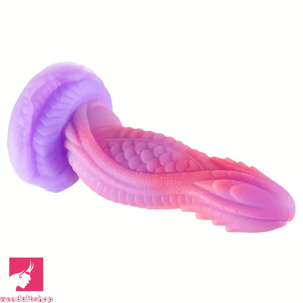 8.07in Dragon Monster Silicone Soft Dildo For Women Men Couple Strap on