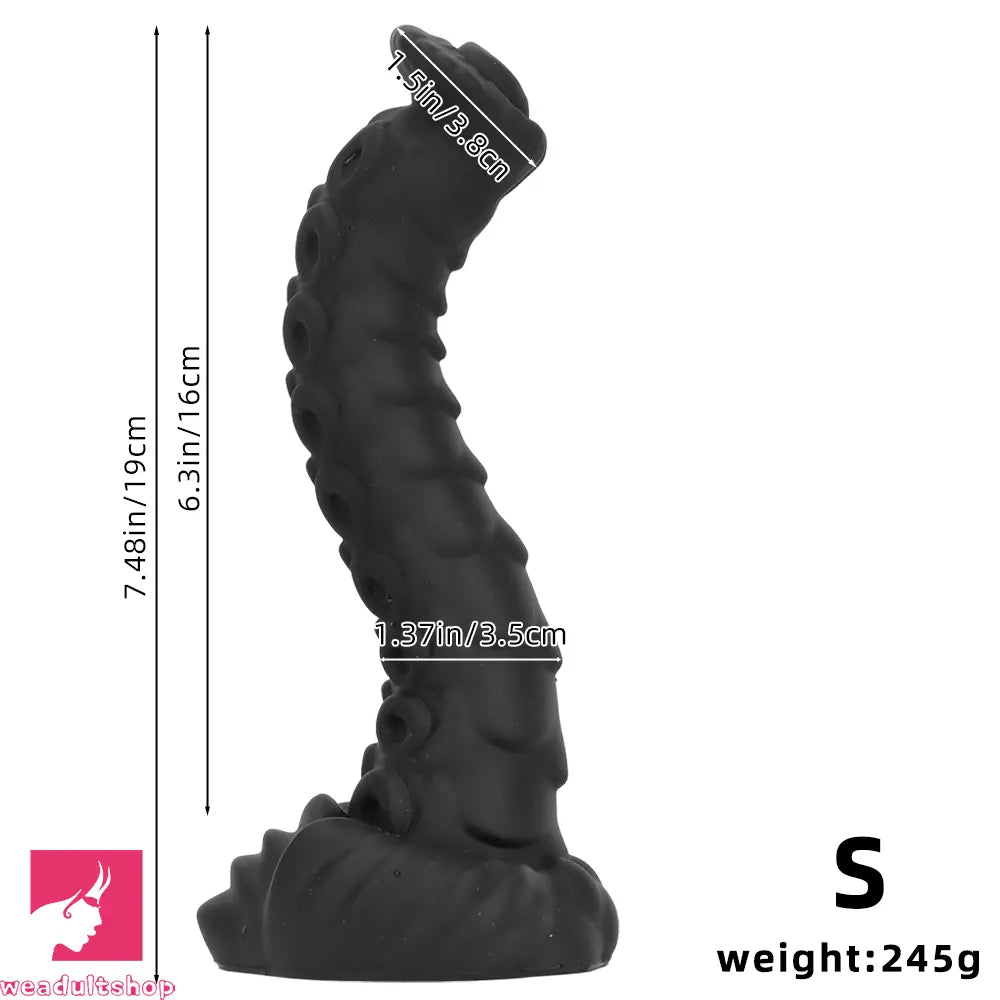 7.48in 9.05in 10.62in Elbow Odd Shaped Big Cock Anal Plug Dilator Dildo