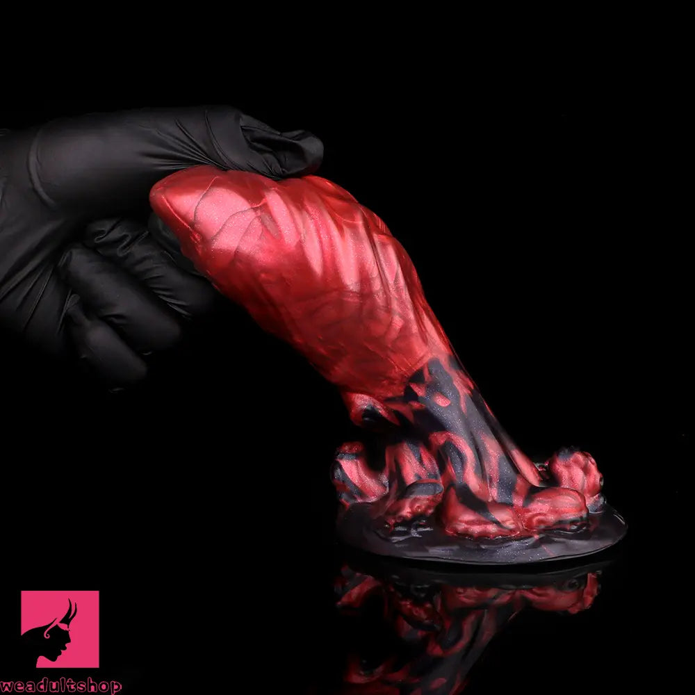 5.83in Monster Fantasy Silicone Soft Dildo Male Masturbator Anal Plug