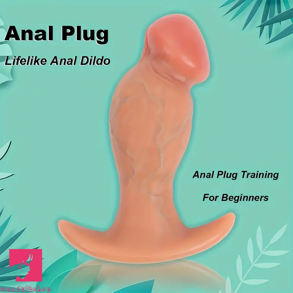 5.51in Realistic Silicone Small Dildo Solid Cock With Vivid Head Detail