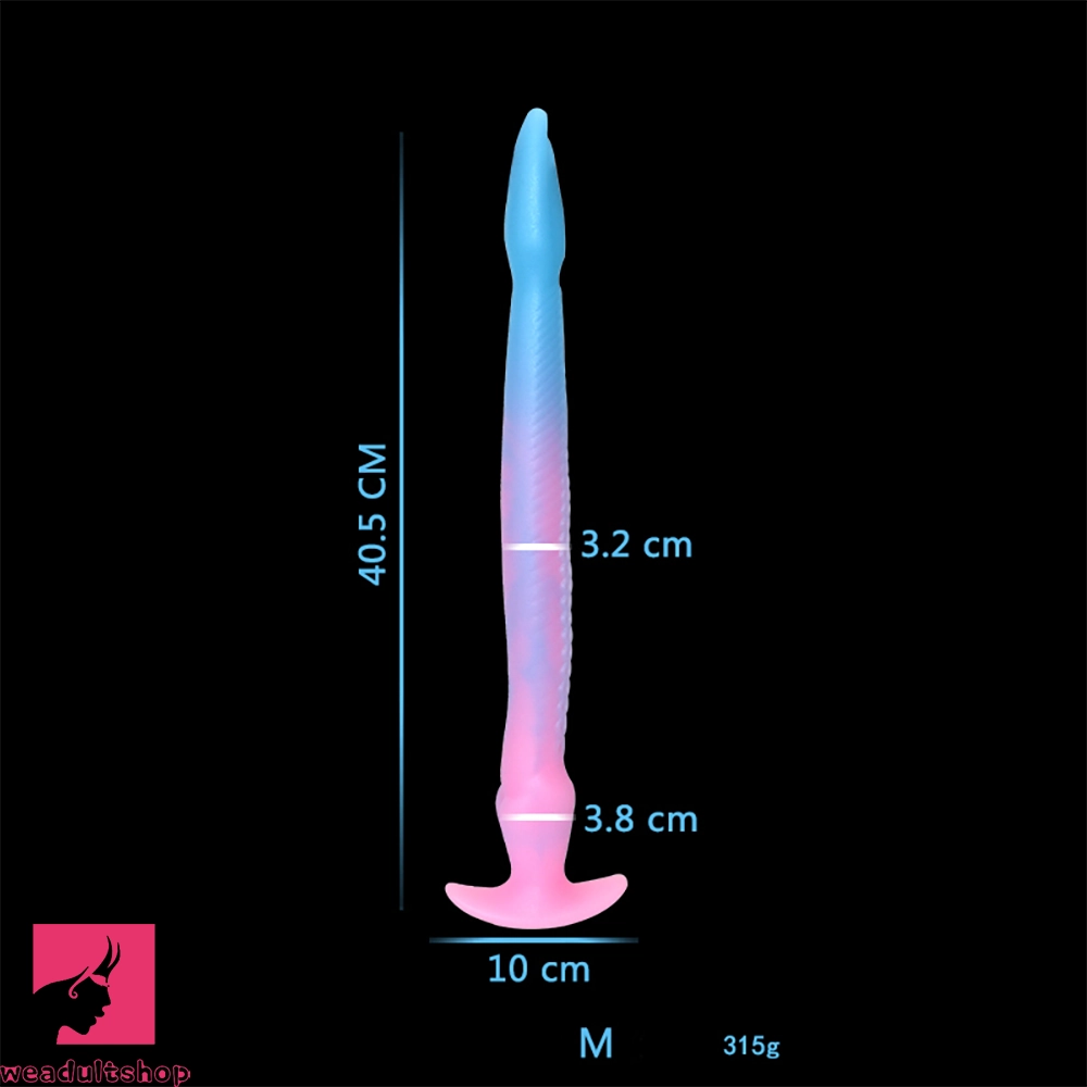 12.2in 15.94in 20.87in Snake Long Huge Animal Luminous Dildo For Prostate