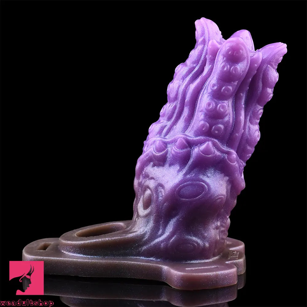 5.59in Dragon Beast Creature Silicone Flexible Fantasy Hollow Dildo Sleeve
