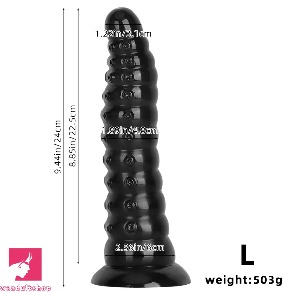 6.7in 8.44in Tentacle PVC Anal Plug Dildo Durable Construction Love Toy