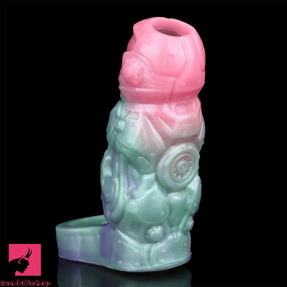 4.72in Nesting Maw SHAZ-3013 Fantasy Hollow Dildo Cock Sleeve Extension