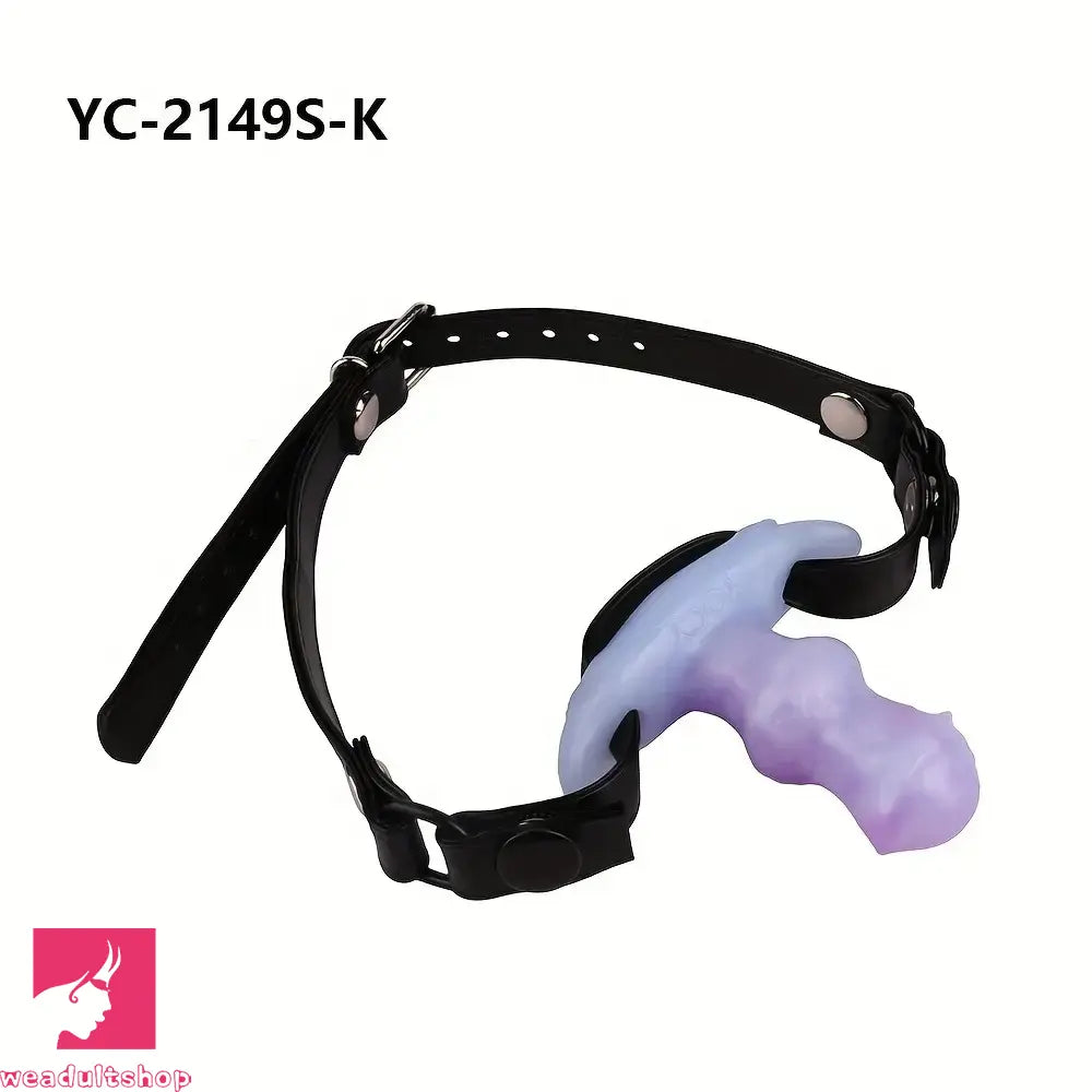 2.95in 3.9in 5.12in Small Sea Jade Anal Knot Silicone Soft Strap on Dildo