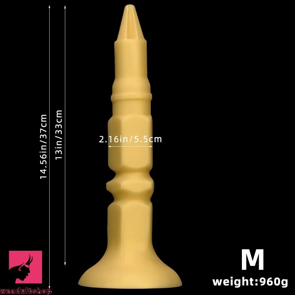 12.6in 14.56in 17.71in Pointed Tip Huge Long Silicone Soft Butt Plug Cock Dildo