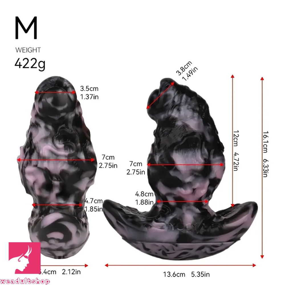 4.8in 6.33in Silicone Anal Plug For Women Safe Training Toy For Sex