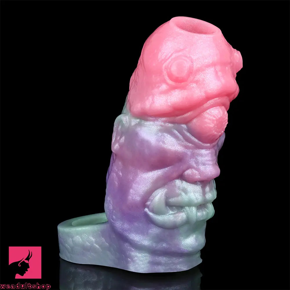 5.03in Velvet Pulse SHAZ-3019 Fantasy Hollow Dildo Sleeve Cock Extension