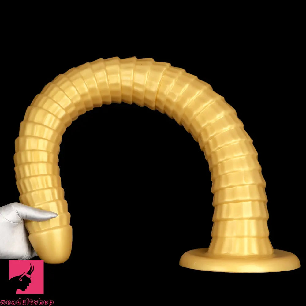 31.5in Golden Silicone Soft Huge Long Masturbator For Women Cock Dildo