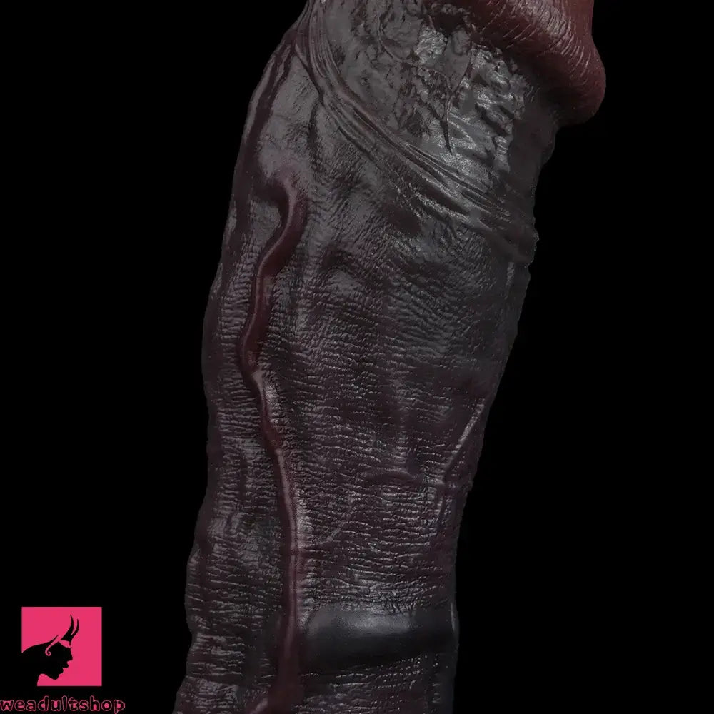 8.82in Super Soft Silicone Realistic Cock Reusable Erotica Dildo Sleeve