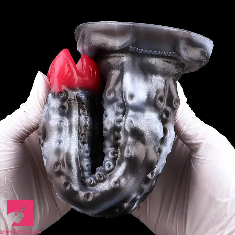 9.92in Tentacle Ovipositor Egg Laying Inflatable Dildo For Cock Masturbation