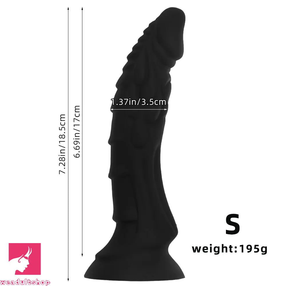 7.28in 9.25in 11.41in 13.38in Dragon Monster Fantasy Soft Silicone Dildo