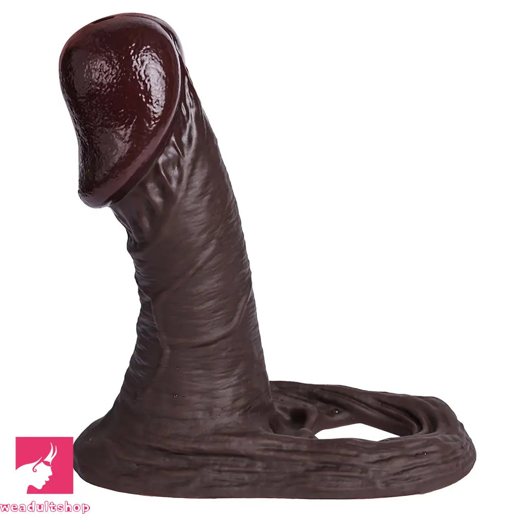 5.51in 6.29in 7.08in Big Mushroom Head Penis Sheath Reusable Dildo Sleeve