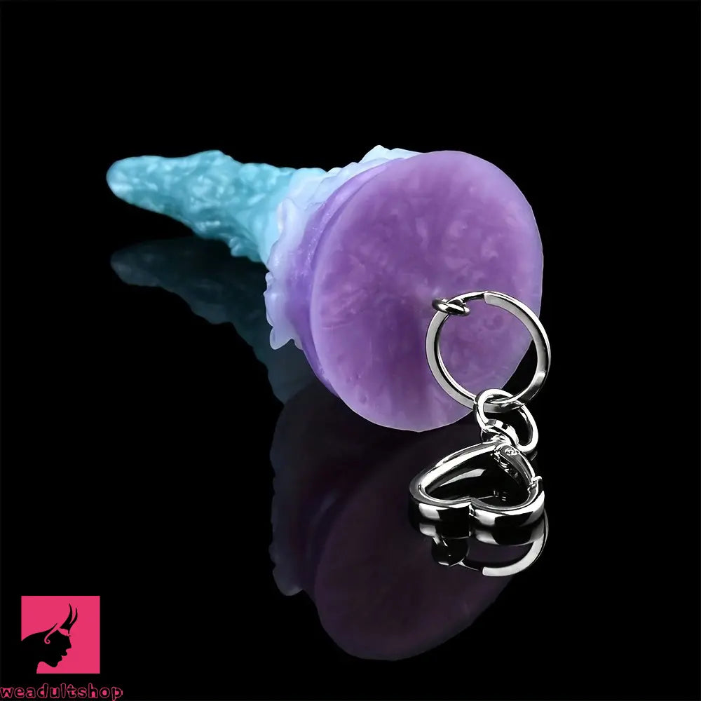 4.64in 5.23in Anal Plug Pedant Dildo Key Chain Animal Deer Silicone Cock