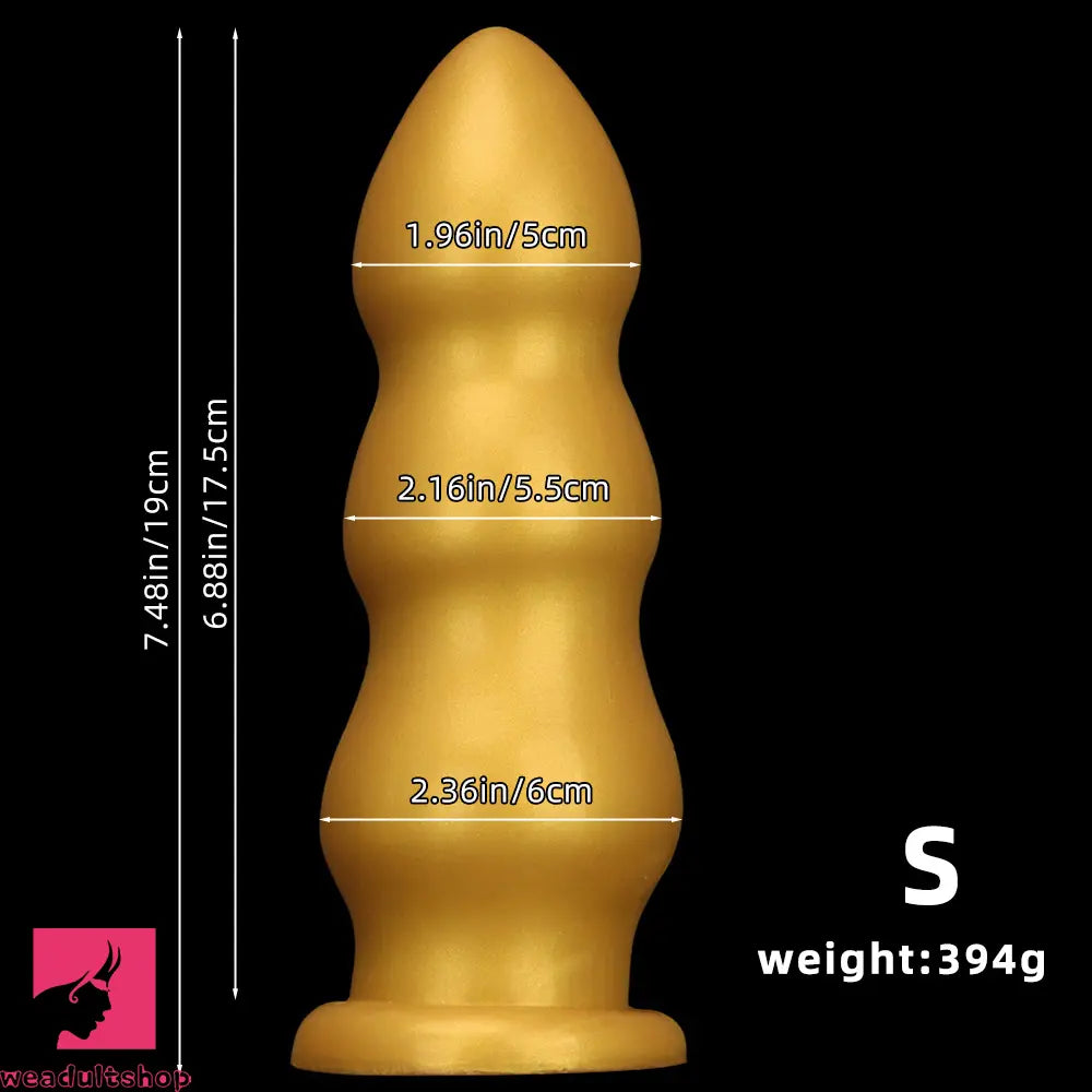 7.48in 8.85in 10.43in 12in Extra Large Gold Silicone Dildo Highquality Cock
