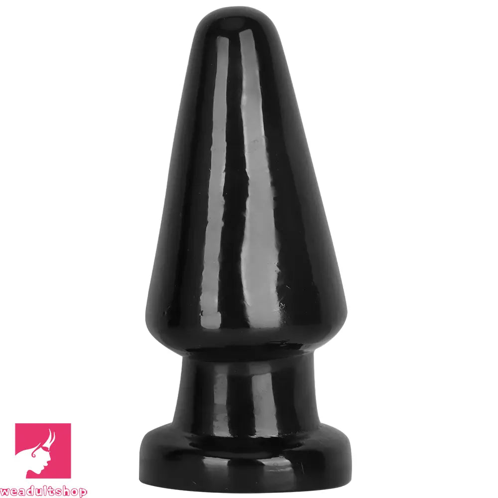 6.7in Black PVC Anal Plug Dildo For Woman Couples Masturbate Tough Sex
