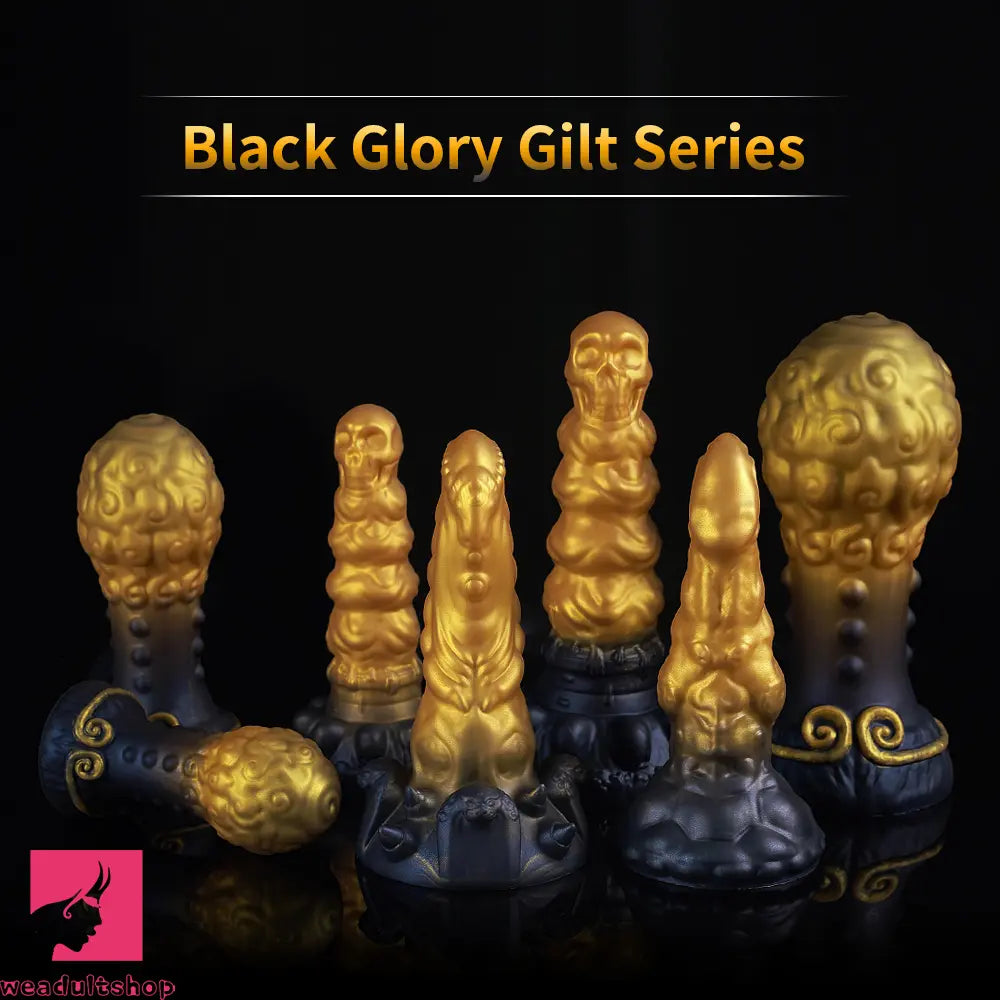 Liquid Silicone Fantasy Creature Cock Dildo Anal Plug Prostate Clit Massager