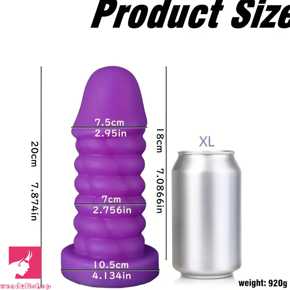 4.72in 5.9in 6.69in 7.87in 9.06in 10.24in Large Anal Plug Dildo Clit Toy