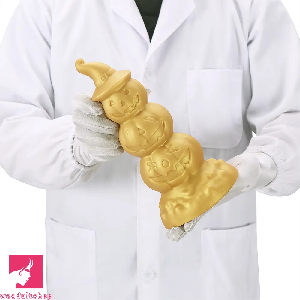 5.9in 6.69in 7.48in 8.26in 9.05in 9.84in Halloween Pumpkin Butt Plug Dildo