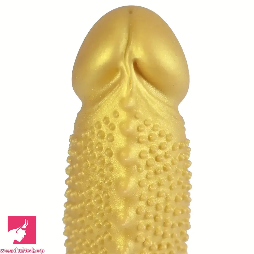 7.08in 8.66in 10.23in 11.81in 13.38in Spiky Particles Huge Dildo With Penis