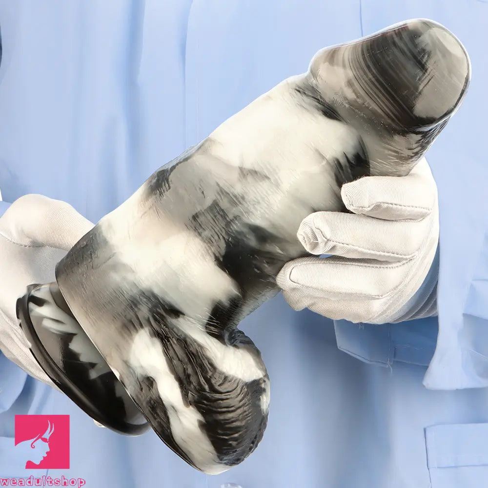 9.84in Thick Wide Dildo PVC Extended Realistic Penis For Clitoris Anal Sex