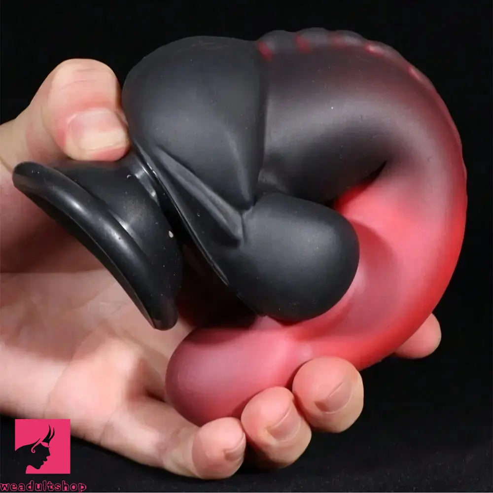 7.68in Mixed Color Abnormity Silicone Fantasy Soft Dildo Adult Sex Game