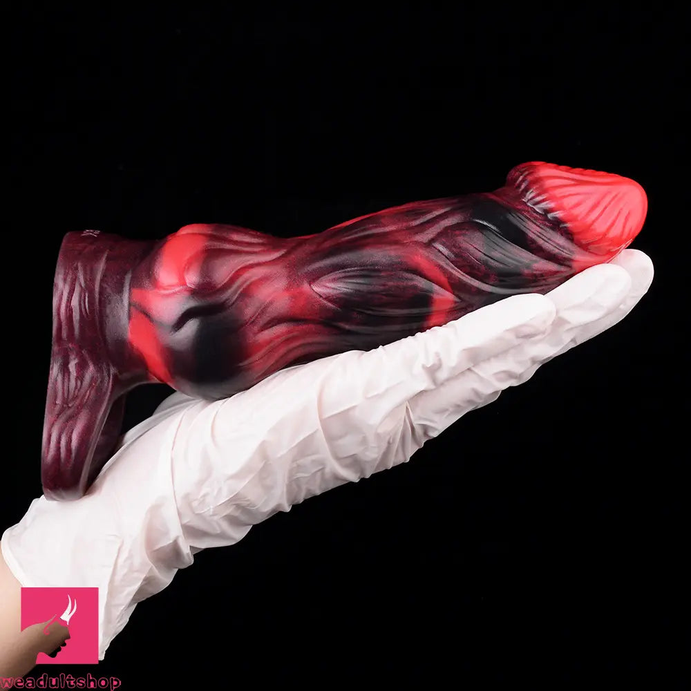 5.91in 7.17in Silicone Cock Sleeve Soft Vibrating Hollow Fantasy Penis Dildo