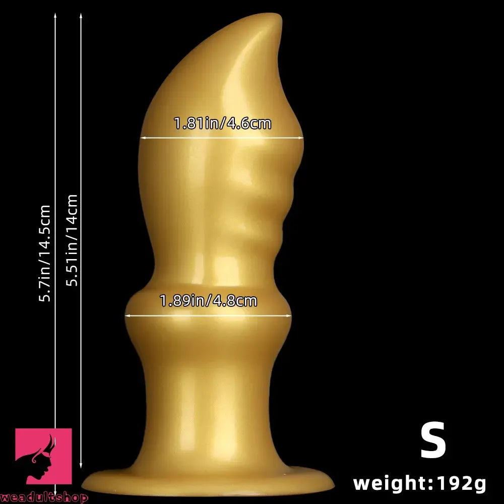 5.7in 8.26in 10.62in Liquid Silicone Sword Soft Anal Dilation Cock Dildo
