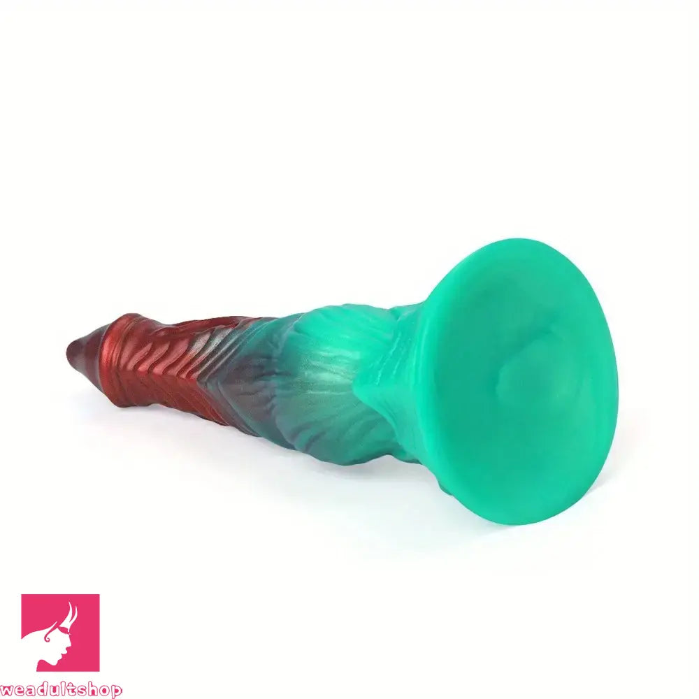 8.26in 9.25in 11.41in Alien-Shaped Silicone Adult Sex Fantasy Monster Dildo