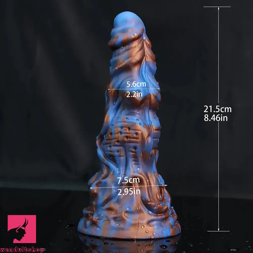 8.46in Fantasy Thick Big Silicone Dildo Stimulating Tool For Intimate Play