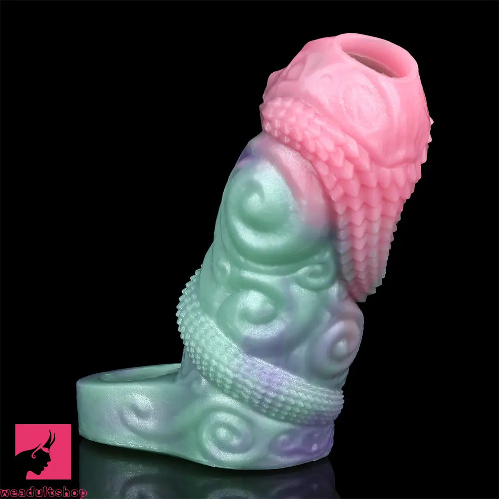5in Wyrm Bloom SHAZ-3017 Fantasy Hollow Dildo Sleeve Cock Extension