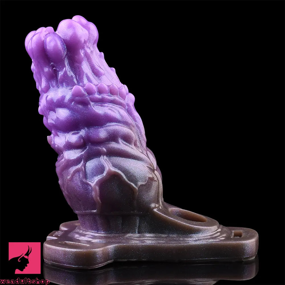 5.55in Dragon Silicone Floppy Beast Creature Fantasy Hollow Dildo Sleeve