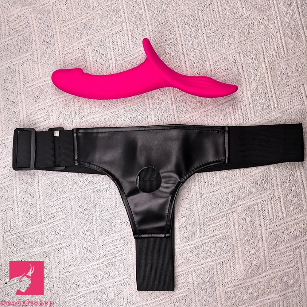 9.84in Dual motor Double-Ended G Spot Automatic Silicone Strap on Dildo