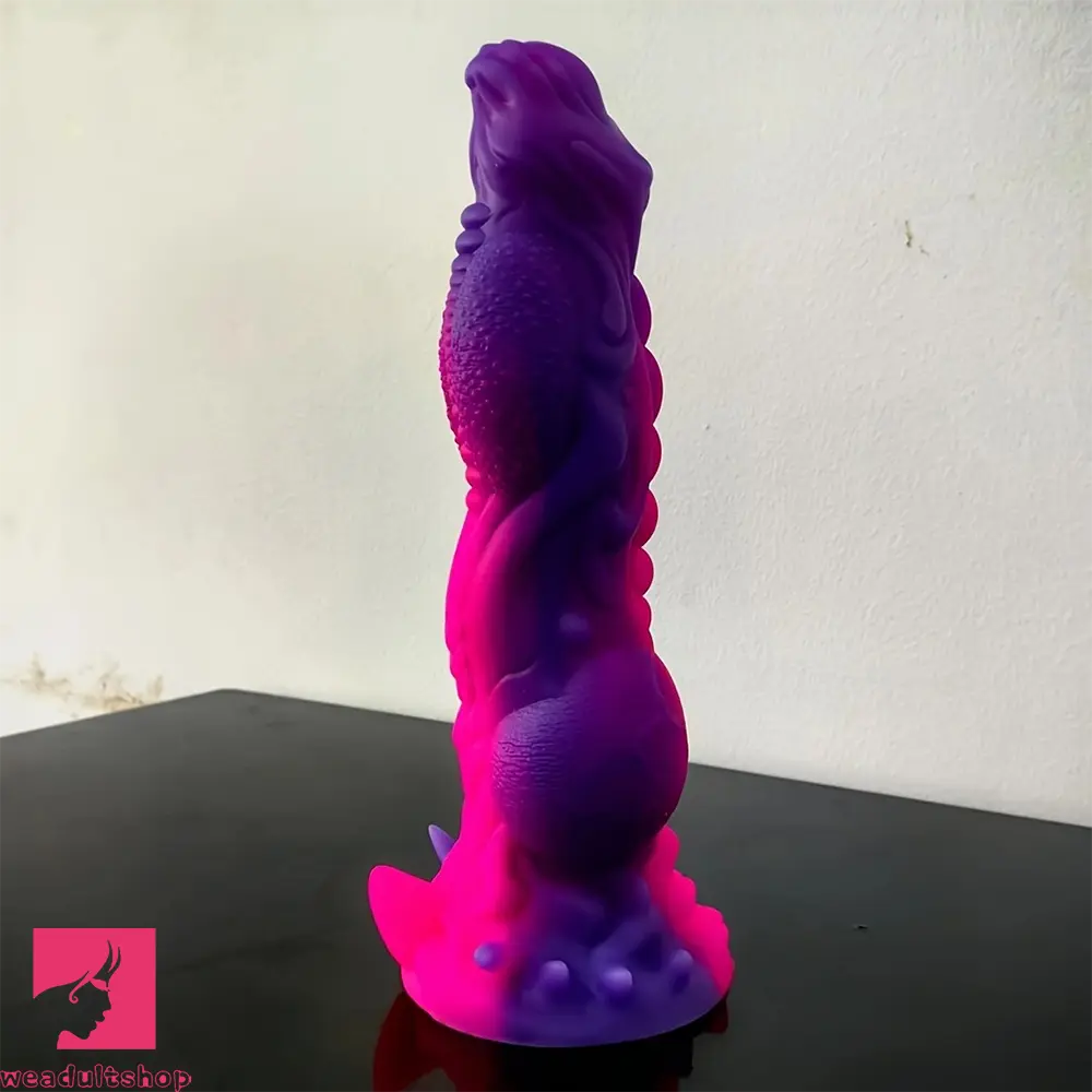 9in Soft Monster Silicone Big Spiked Odd Clit Dildo Prostate Massager