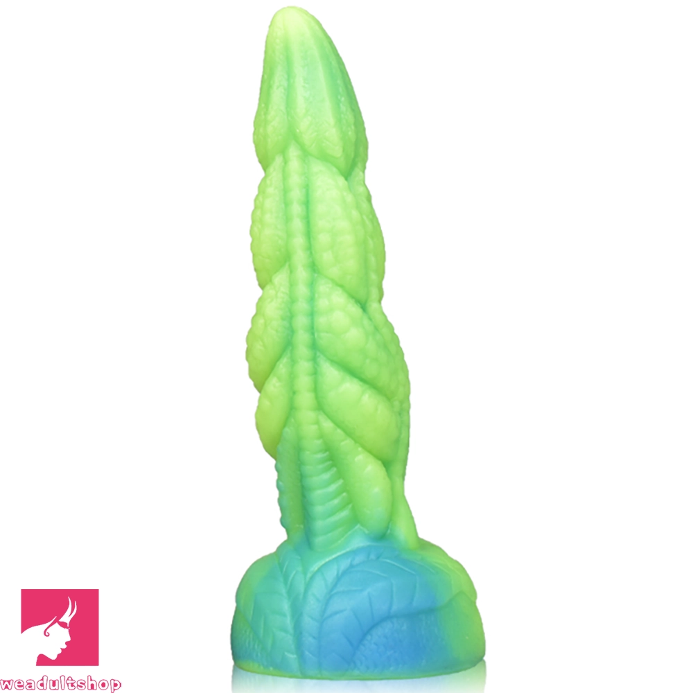 7.67in Luminous Soft Silicone Monster Dildo Sex Toy For Women Prostate