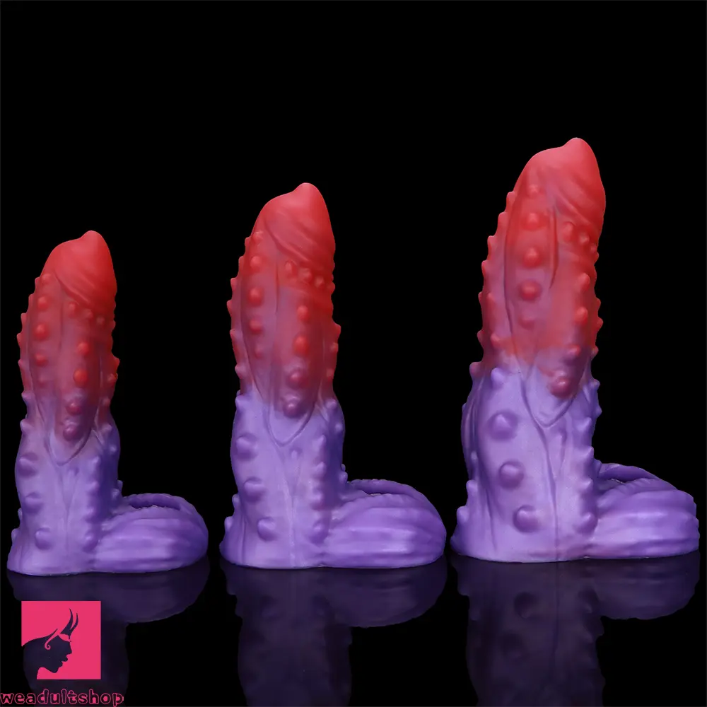 4.72in 5.31in 5.9in Spiked Cock Hollow Dildo Sleeve Penis Extended Sheath