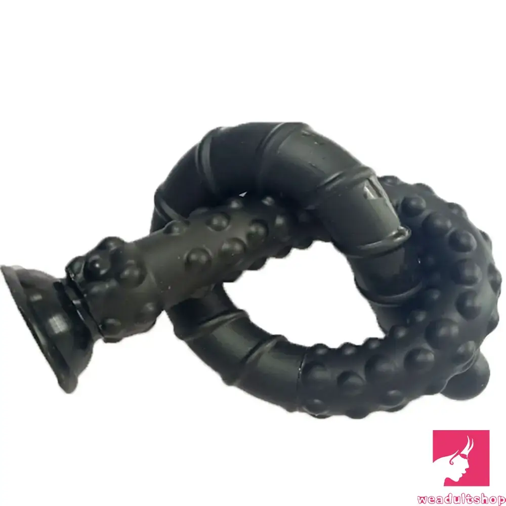 27.56in PVC Extra Huge Long Spiked Spiral Rebar Dildo Anal Plug