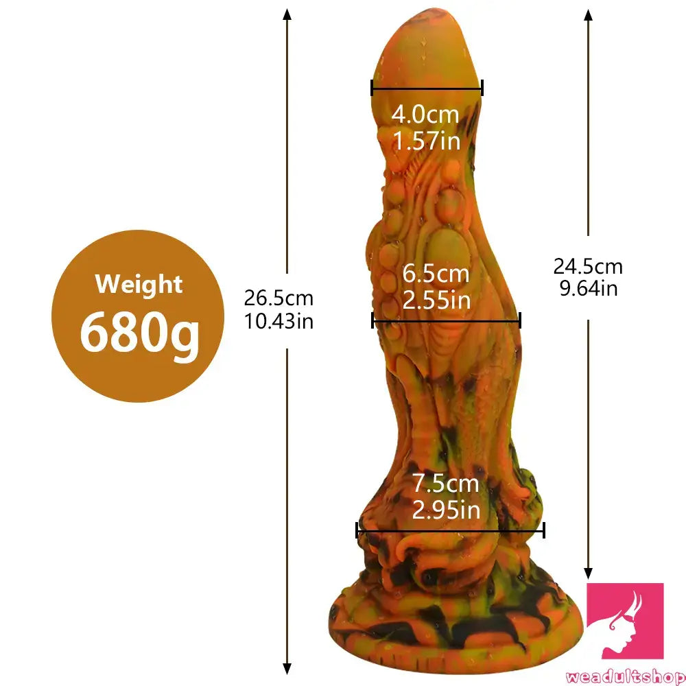 10.43in Big Dragon Monster Silicone Dildo For Anal Vaginal Sex Love