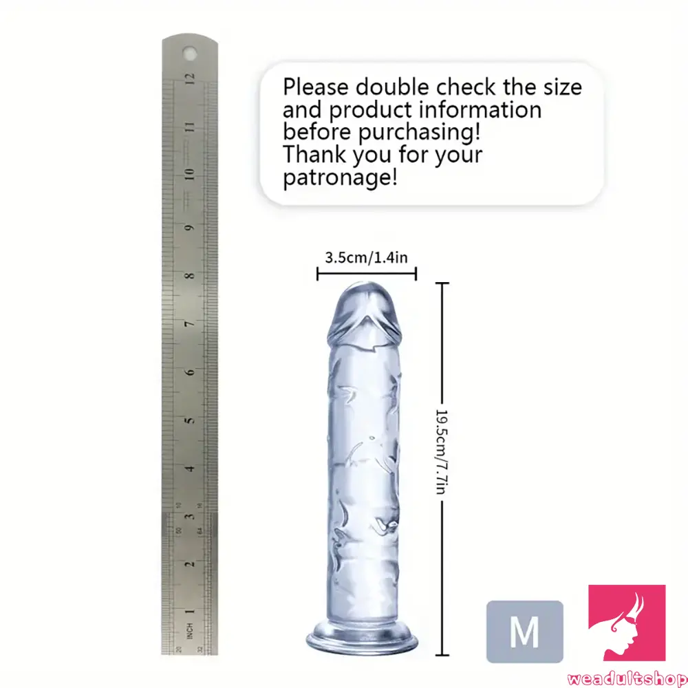 6.06in - 12in TPE Unisex Real Dildo Sex Toy Masturbator Vaginal Dilator