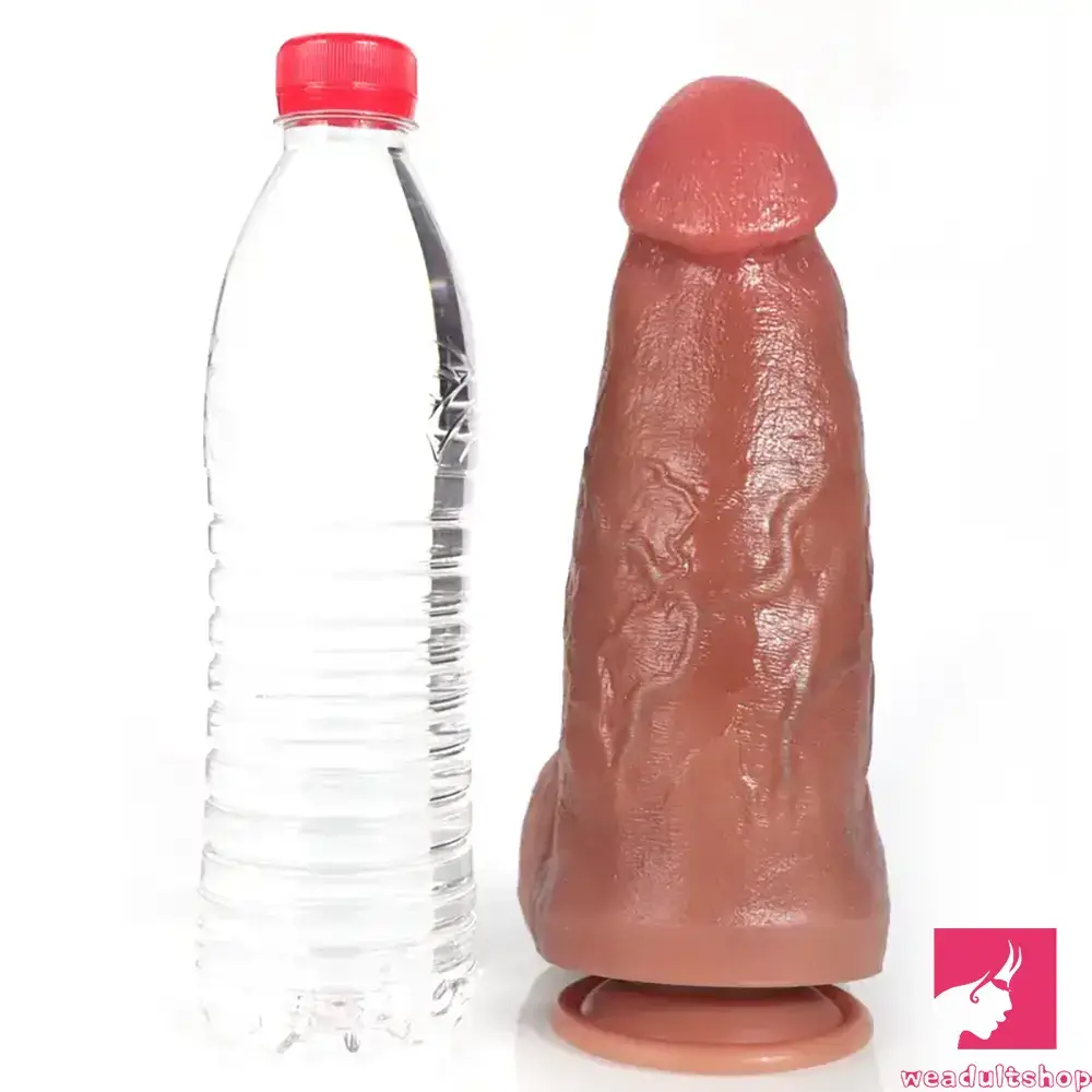 9.06in Superb Skin Thick Real Silicone Big Dildo For Women Men