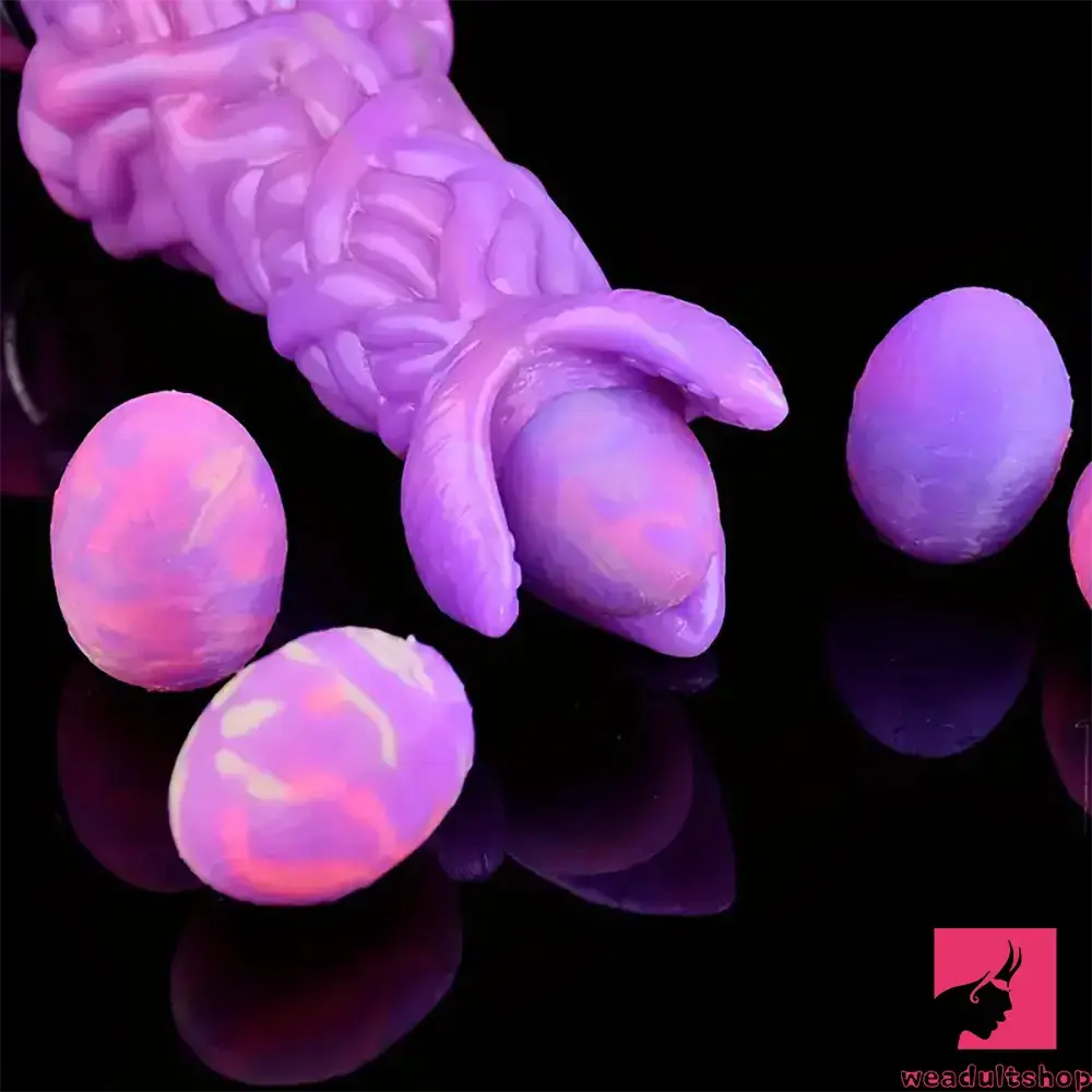 7.99in Silicone Soft Big Knot Alien Ovipositor Dildo For Female Lay Eggs