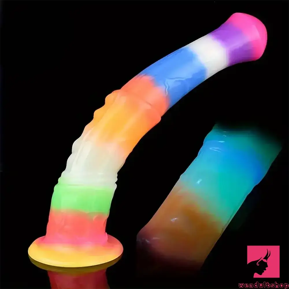 11.61in Big Silicone Cock Horse Luminous Animal Dildo BDSM Love Toy