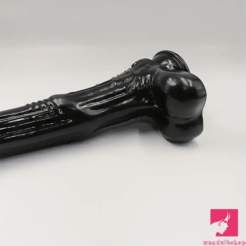 6.6in 7.8in 8.6in 9.8in Clear Black Horse Cock Dildo For Anus Vagina