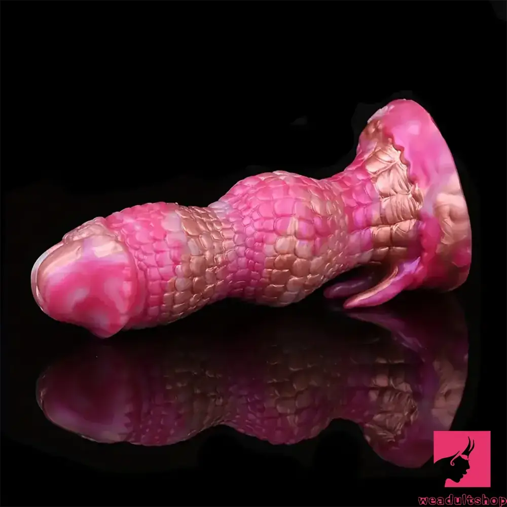 7.08in Fantasy Monster Dragon Silicone Soft Dildo For Couples Women