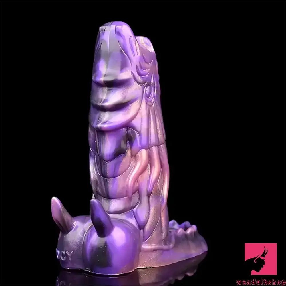 5.91in Real Silicone Dragon Fantasy Hollow Dildo Sleeve For Enlargement