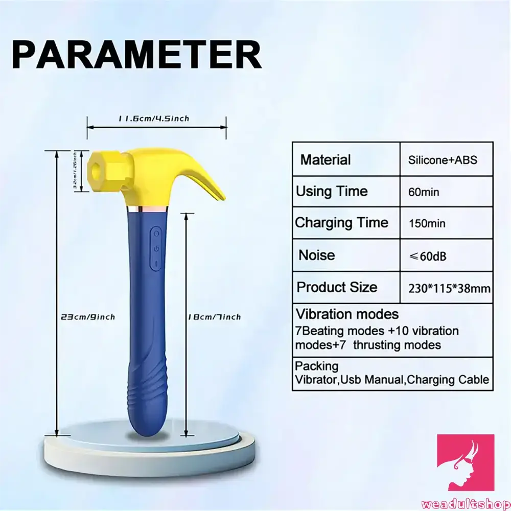 10.6in Silicone Flexible Thrusting Sucking Swing Flapping Beating Dildo