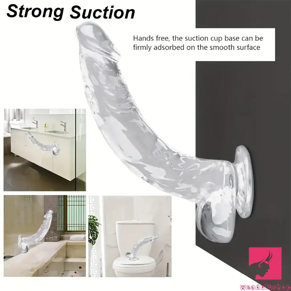 Multiple Lengths Clear Dildo For Women Men Gay Lesbian Anal Sex