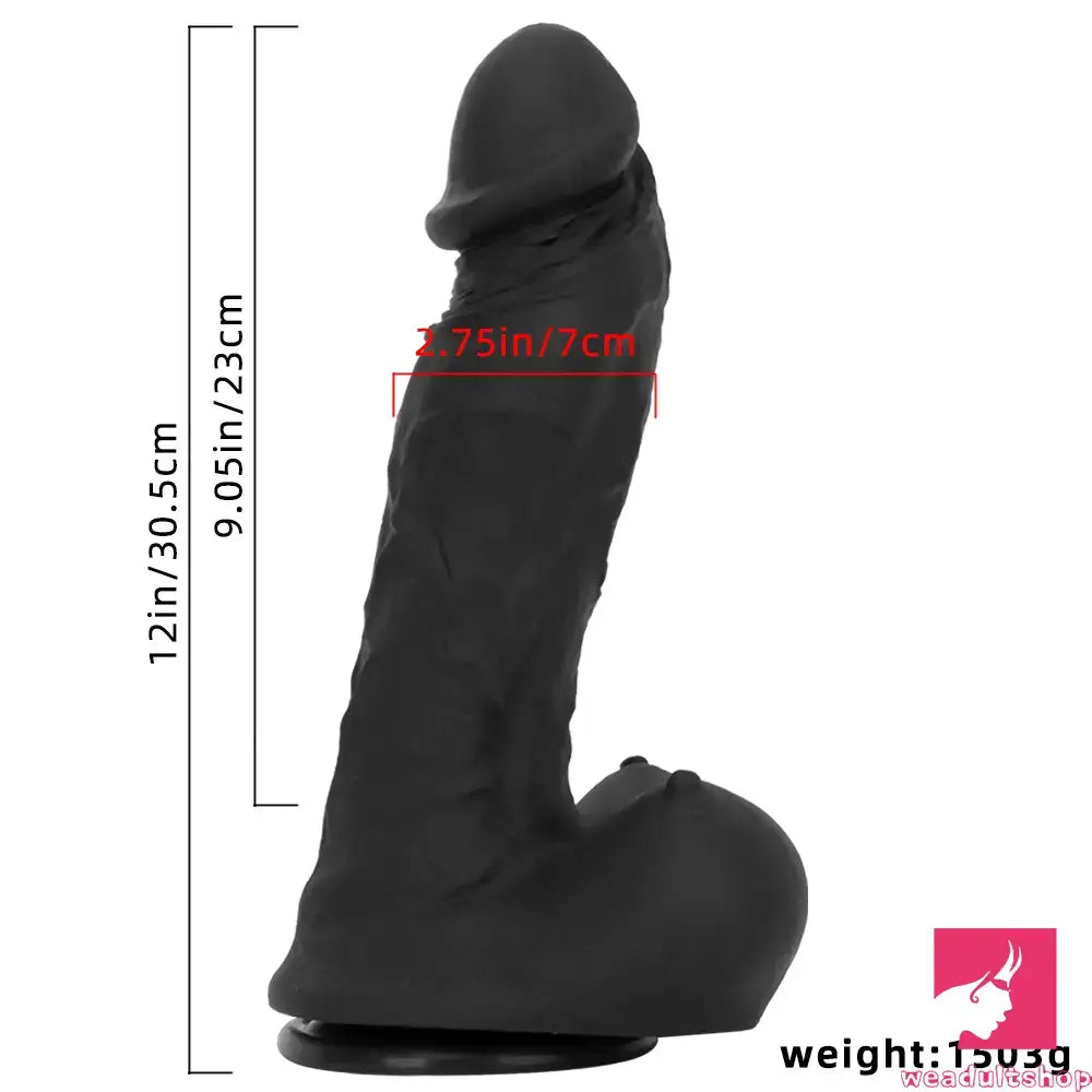 12in Soft Silicone Big Realistic Dildo For Women Masturbation Love Sex